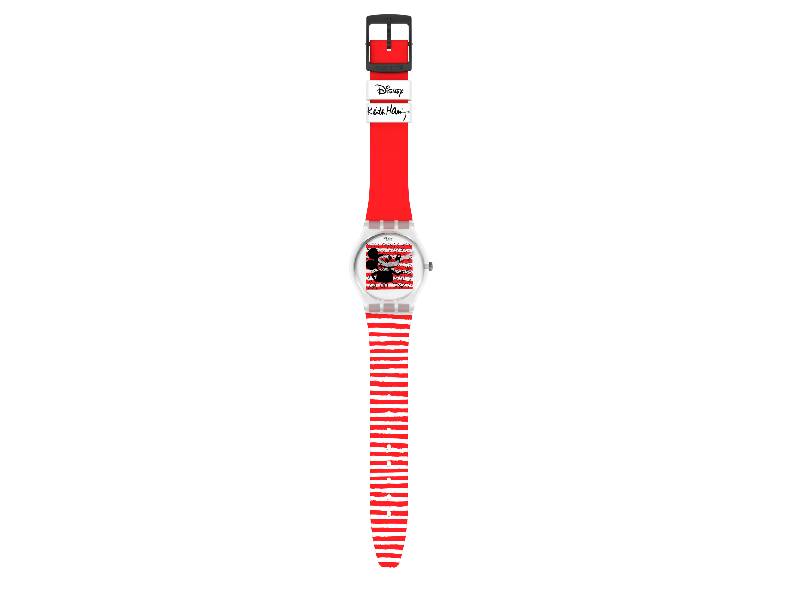 SWATCH MICKEY MOUSE MARINIÈRE KEITH HARING GZ352